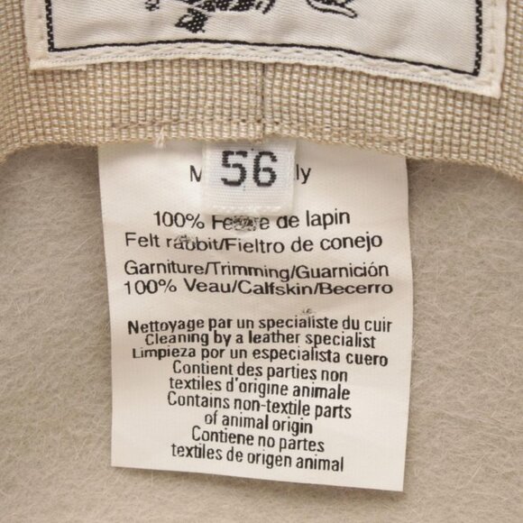Hermes Hat Gray Leather Hat main image 10